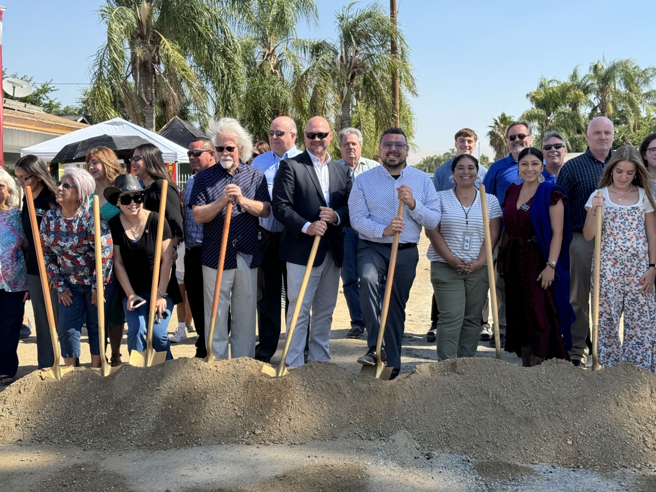 Tulare Sidewalk groundbreaking